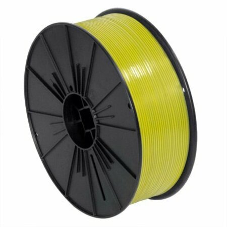 BSC PREFERRED 5/32'' x 7000' Yellow Plastic Twist Tie Spool S-568Y